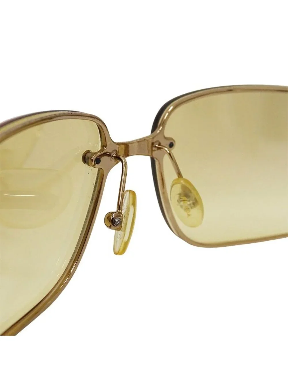 Prada Sunglasses Gold Beige Summer Cool Eyewear